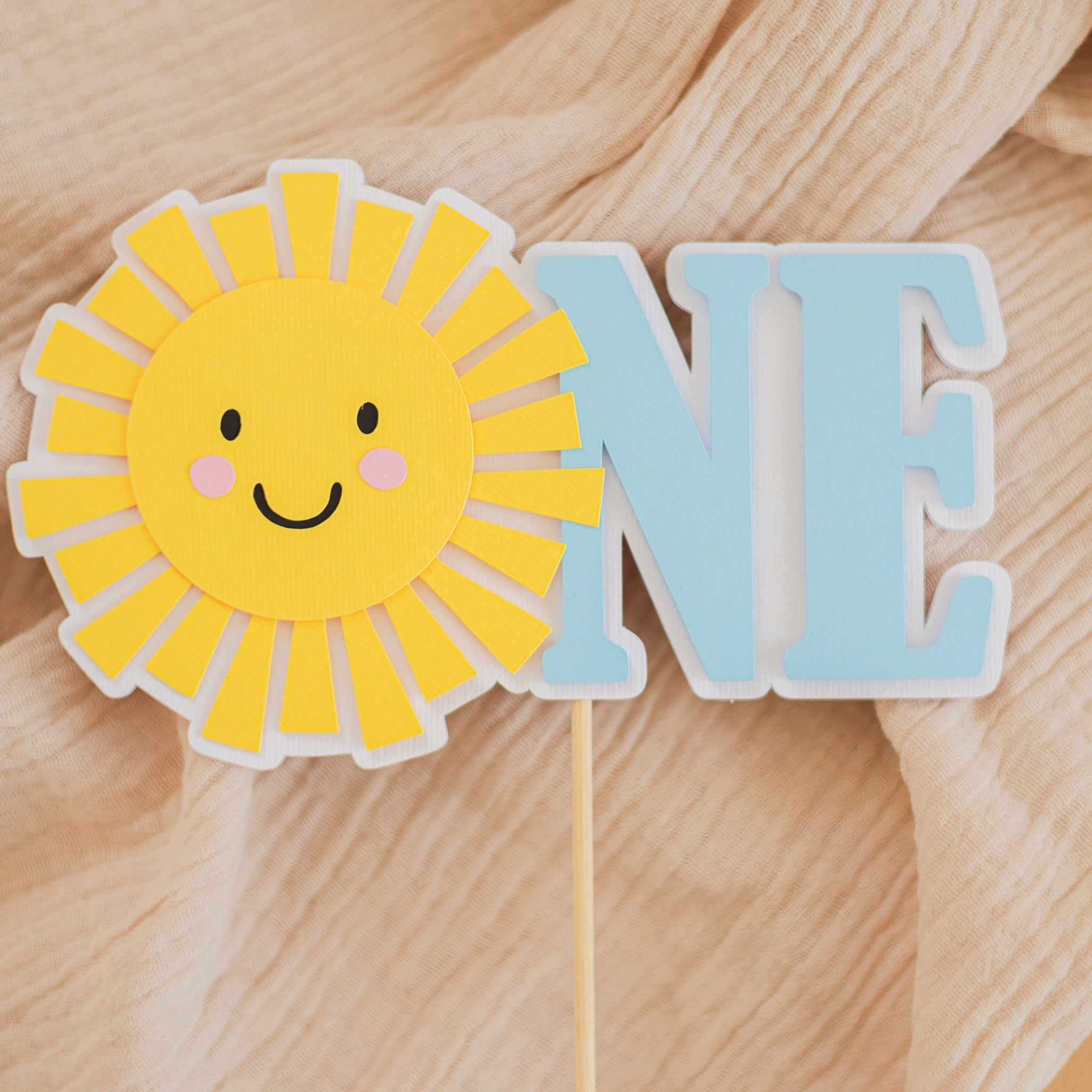 Sun Cake Topper, You are my Sonshine Birthday, Sunshine Custom Name Topper