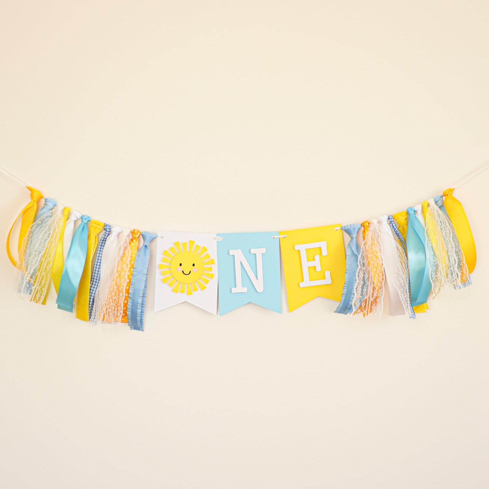 Sunshine High Chair Banner, You are my Sunshine, Sun 1st Birthday