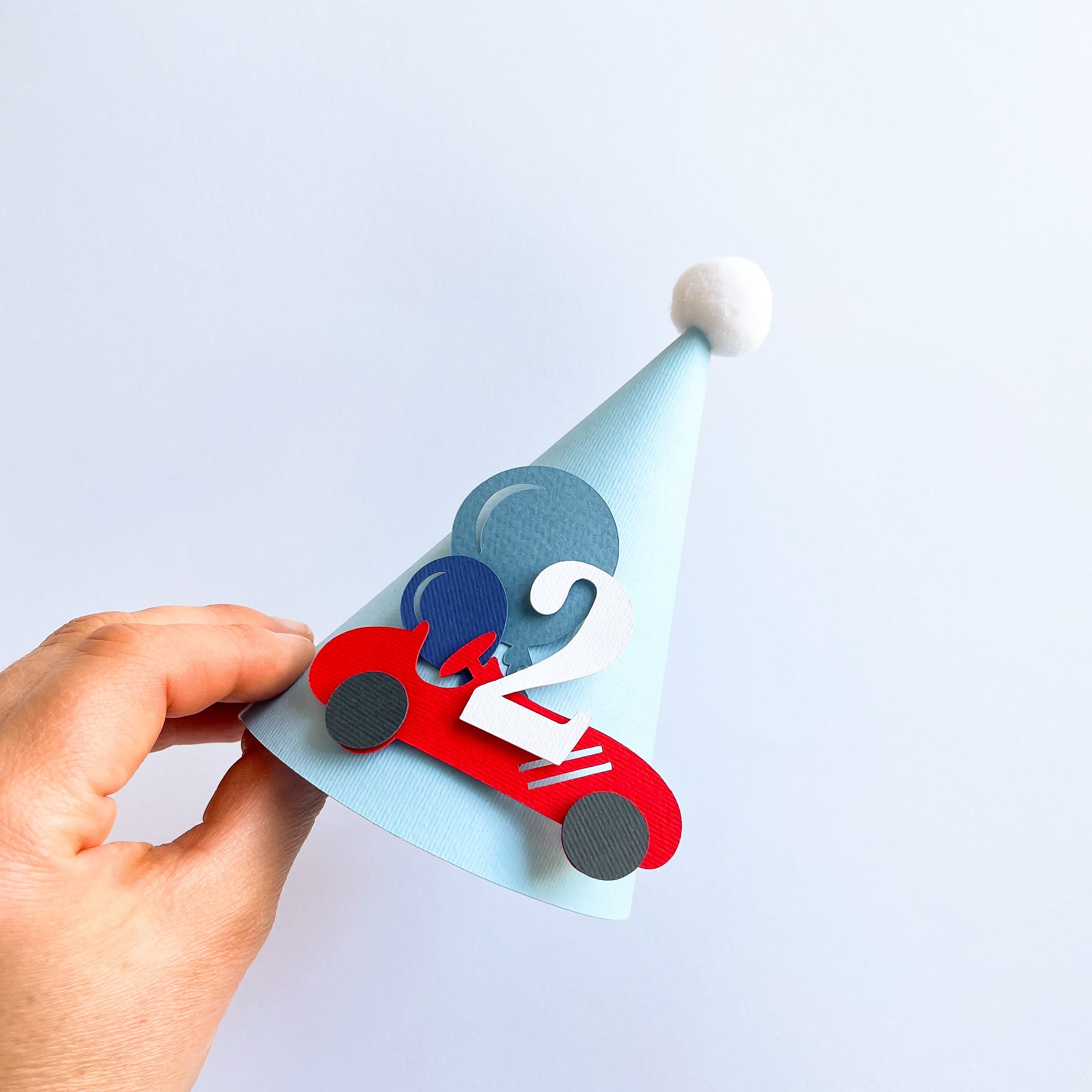 Race Car Party Hat Vintage Race Car Birthday Party