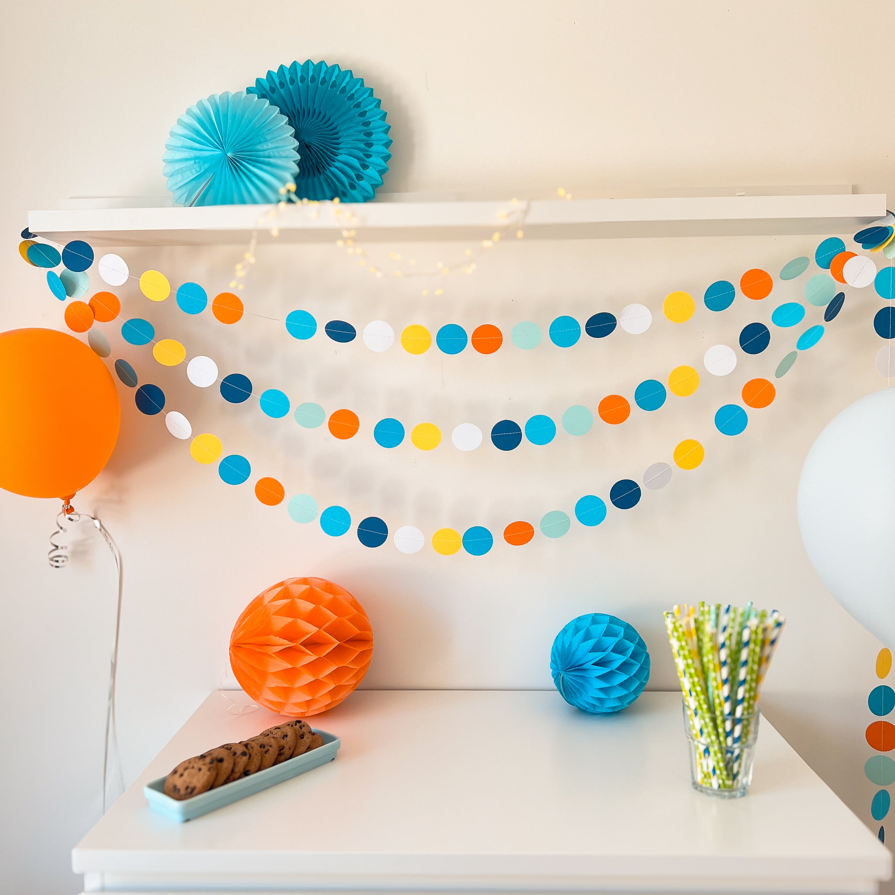 Under The Sea Circle Garland Ocean theme Two under Two Beach Birthday