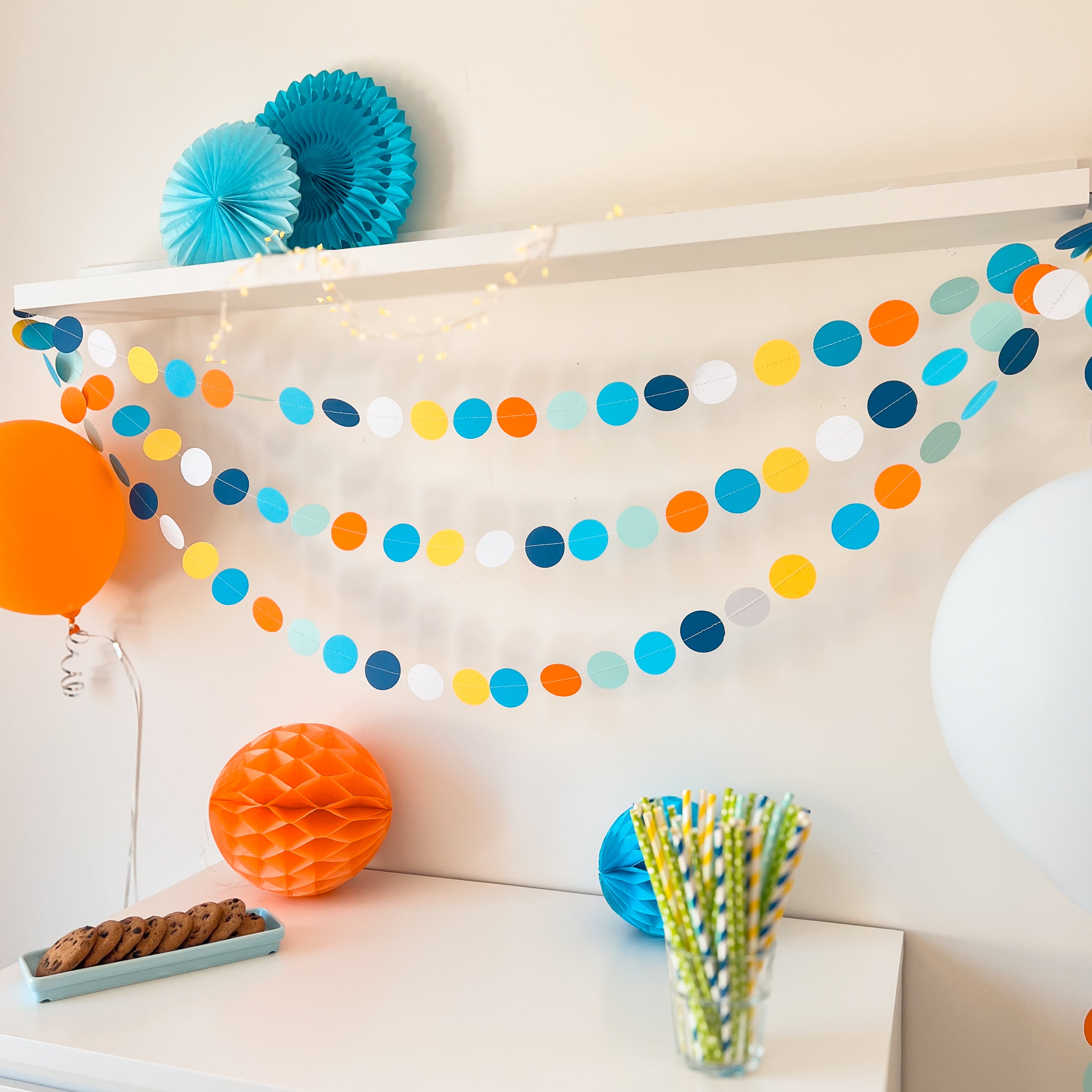Under The Sea Circle Garland Ocean theme Two under Two Beach Birthday