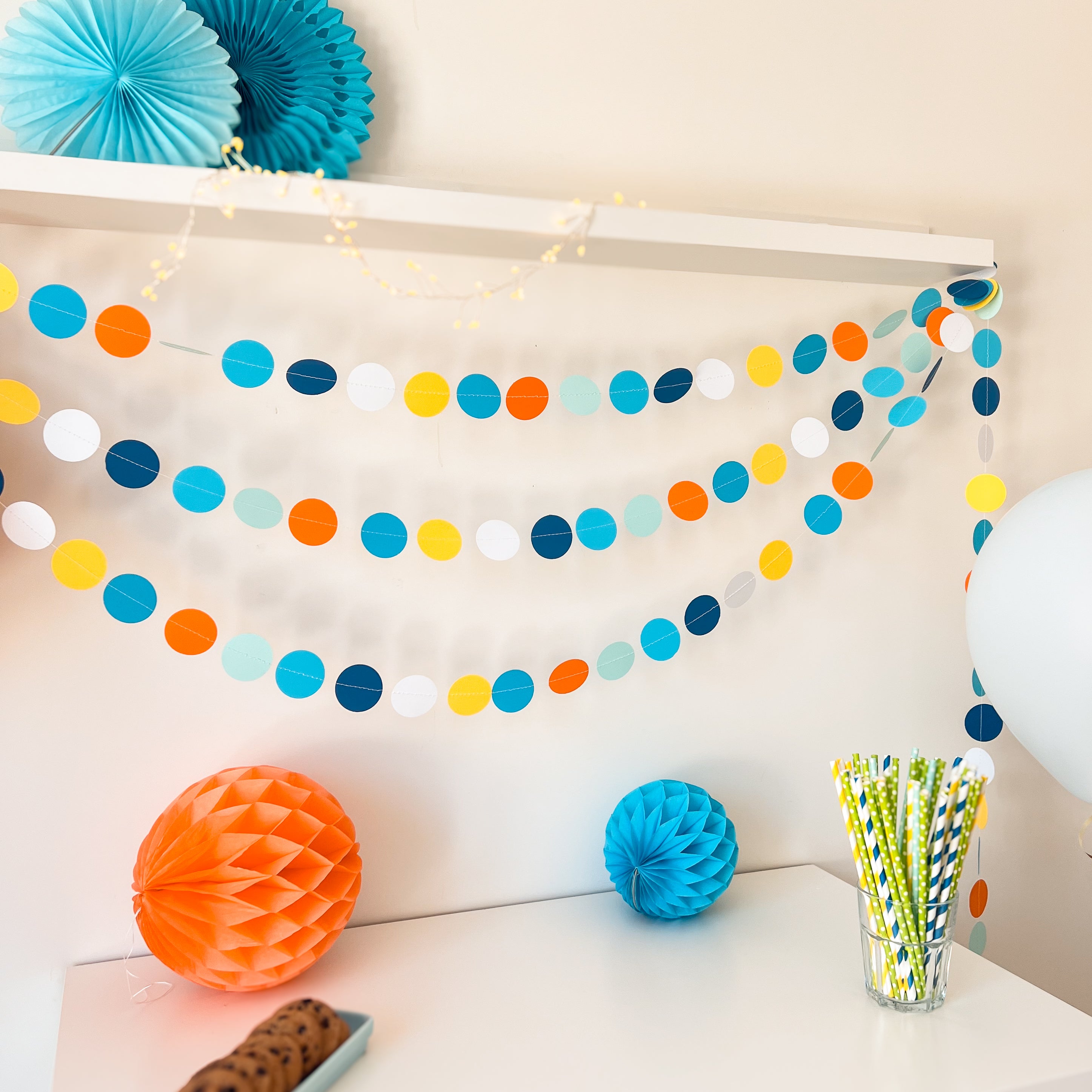 Under The Sea Circle Garland Ocean theme Two under Two Beach Birthday