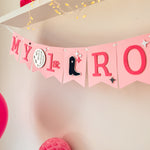 Girl Cowboy Birthday Happy Bithday Banner Cowboy Pink Rodeo Birthday Banner Cowboy 1st Birthday Banner My First Rodeo Wild West Party Cowboy themed and My 1st Rodeo Party