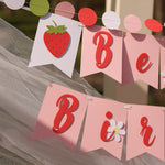 Berry Birthday Banner, Sweet Berry One, Strawberry Party Decorations