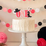 Girl Cowboy Rodeo Cake Topper Cowboy Rodeo Girl 1st Birthday My First Pink Rodeo Wild West Party Cowboy themed My 1st Rodeo Party