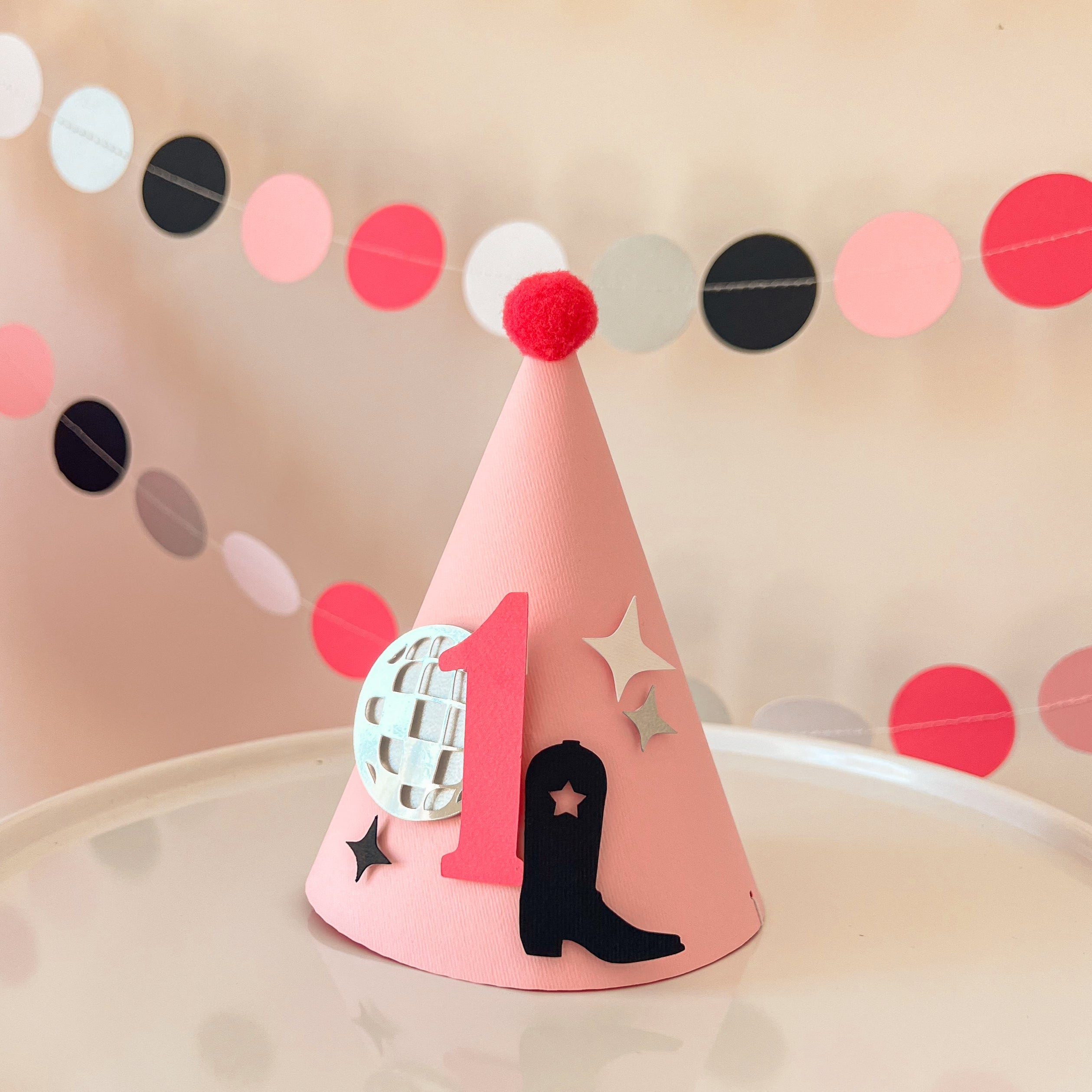 Cowgirl Disco Party Hat