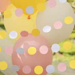 Girl Sunshine Circle Garland Sun Birthday Party