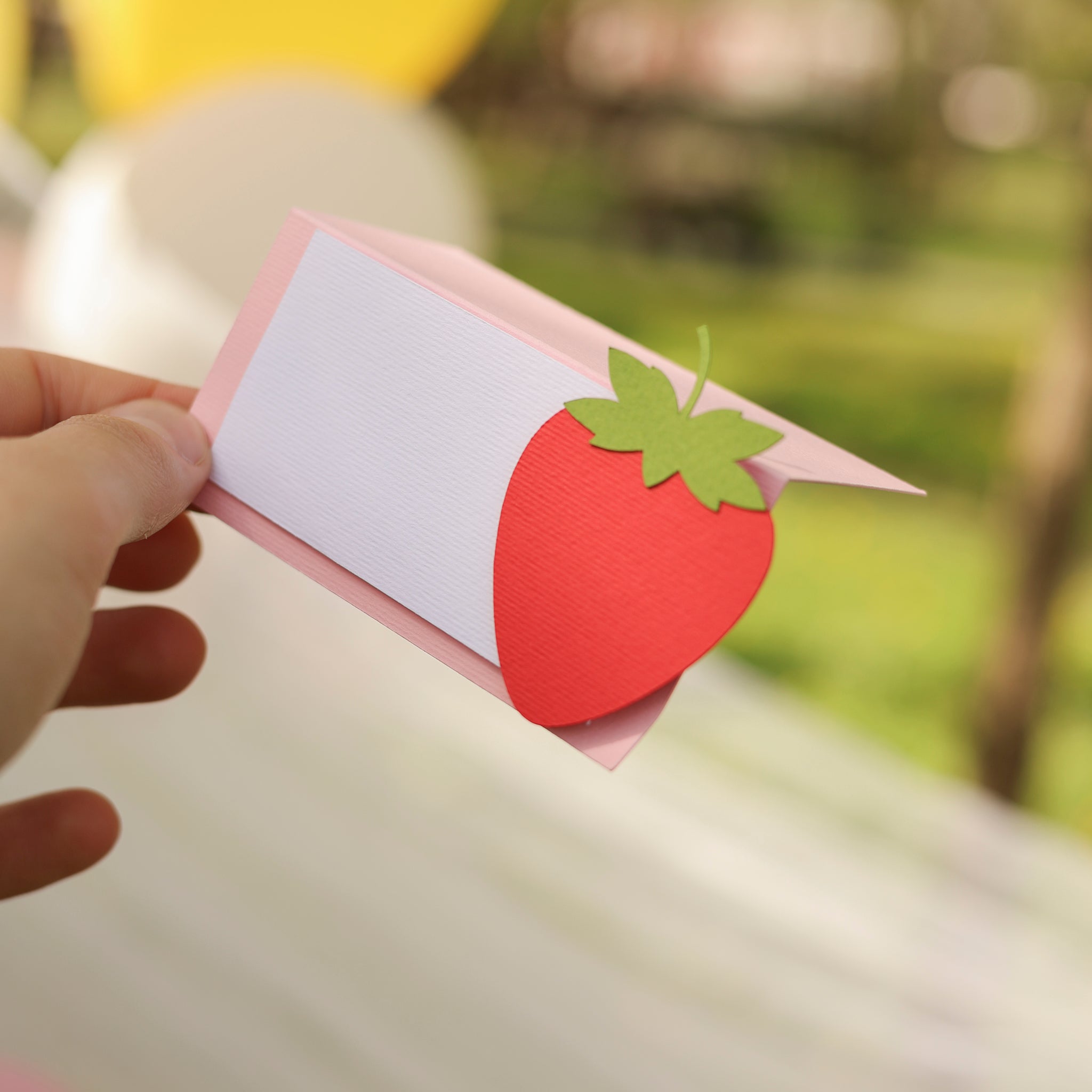 Strawberry Place Cards Berry theme Party Summer Birthday party