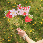 Strawberry Centerpieces Berry Fun to be One Summer Birthday party