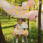 Girl Sunshine Circle Garland Sun Birthday Party