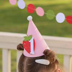 Berry 1st Birthday Hat, Strawberry Birthday Decor