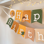 Turkey Birthday Banner Thanksgiving Birthday Fall Autumn 1st Birthday