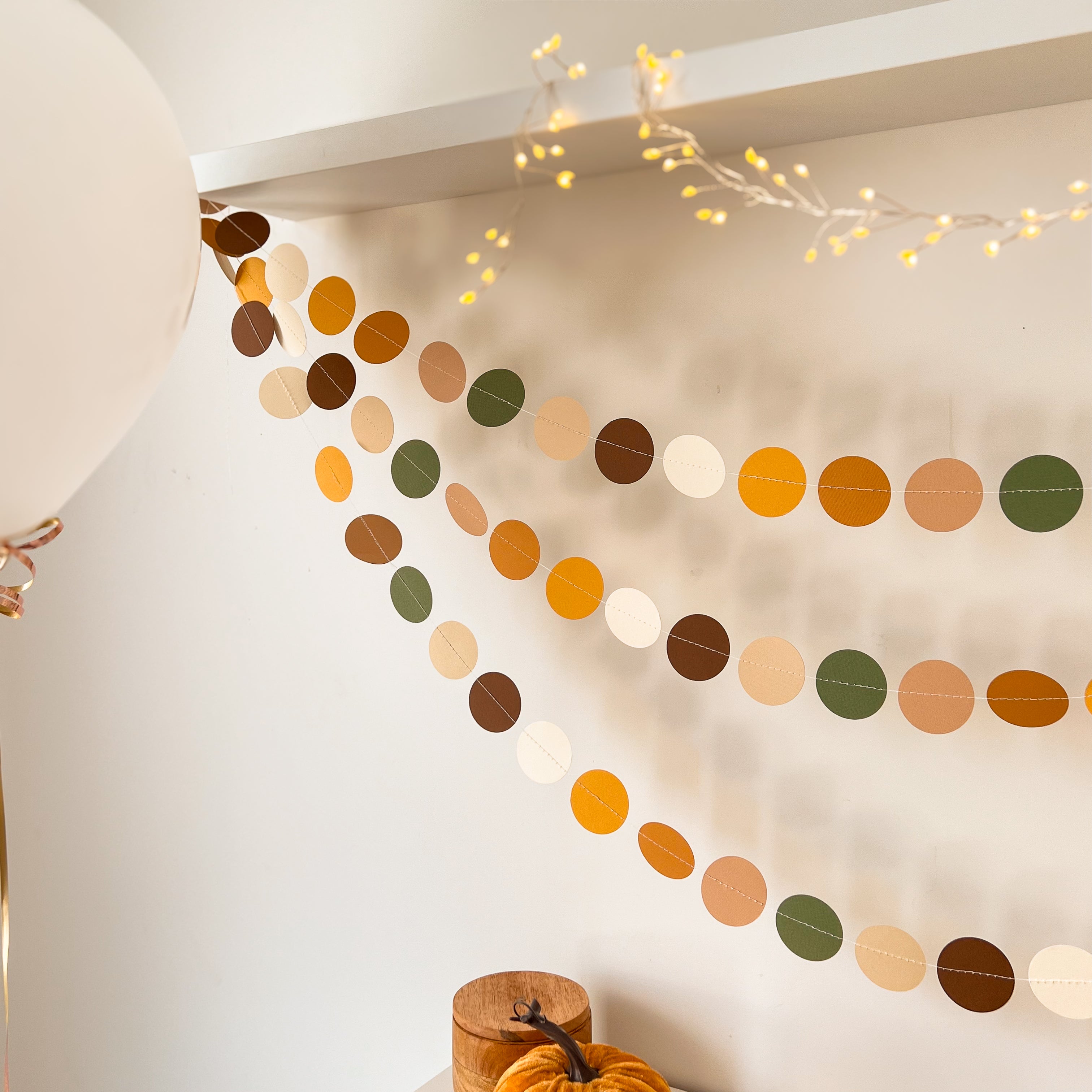 Turkey Garland Thanksgiving Birthday Decorations Fall Autumn Birthday