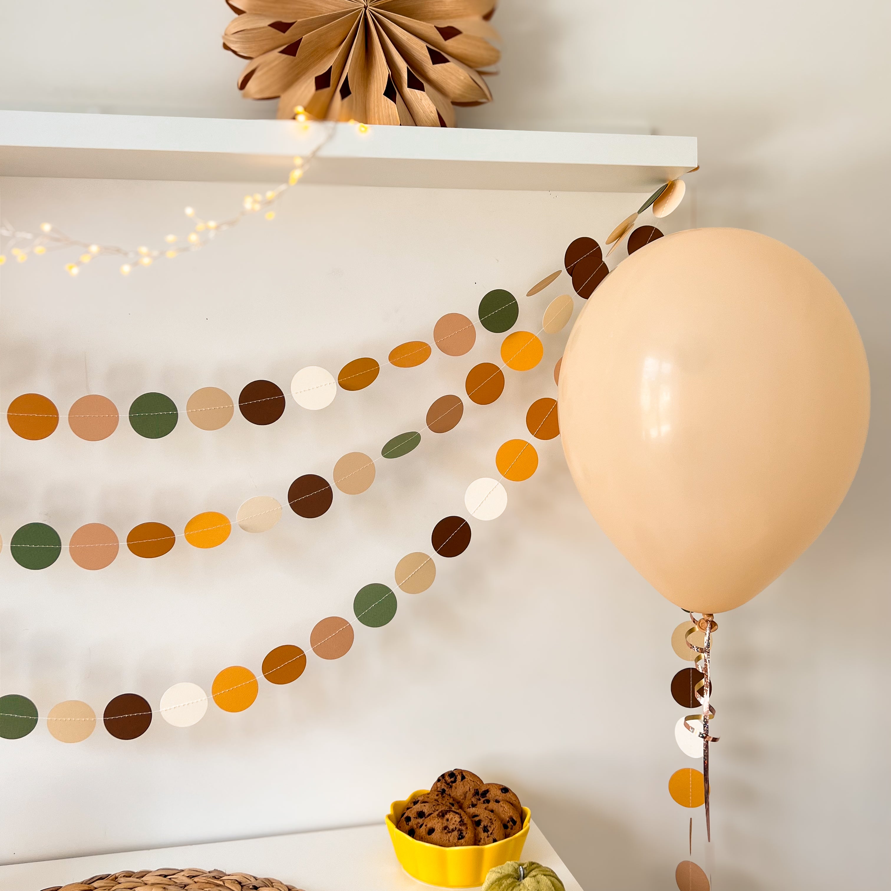 Turkey Garland Thanksgiving Birthday Decorations Fall Autumn Birthday