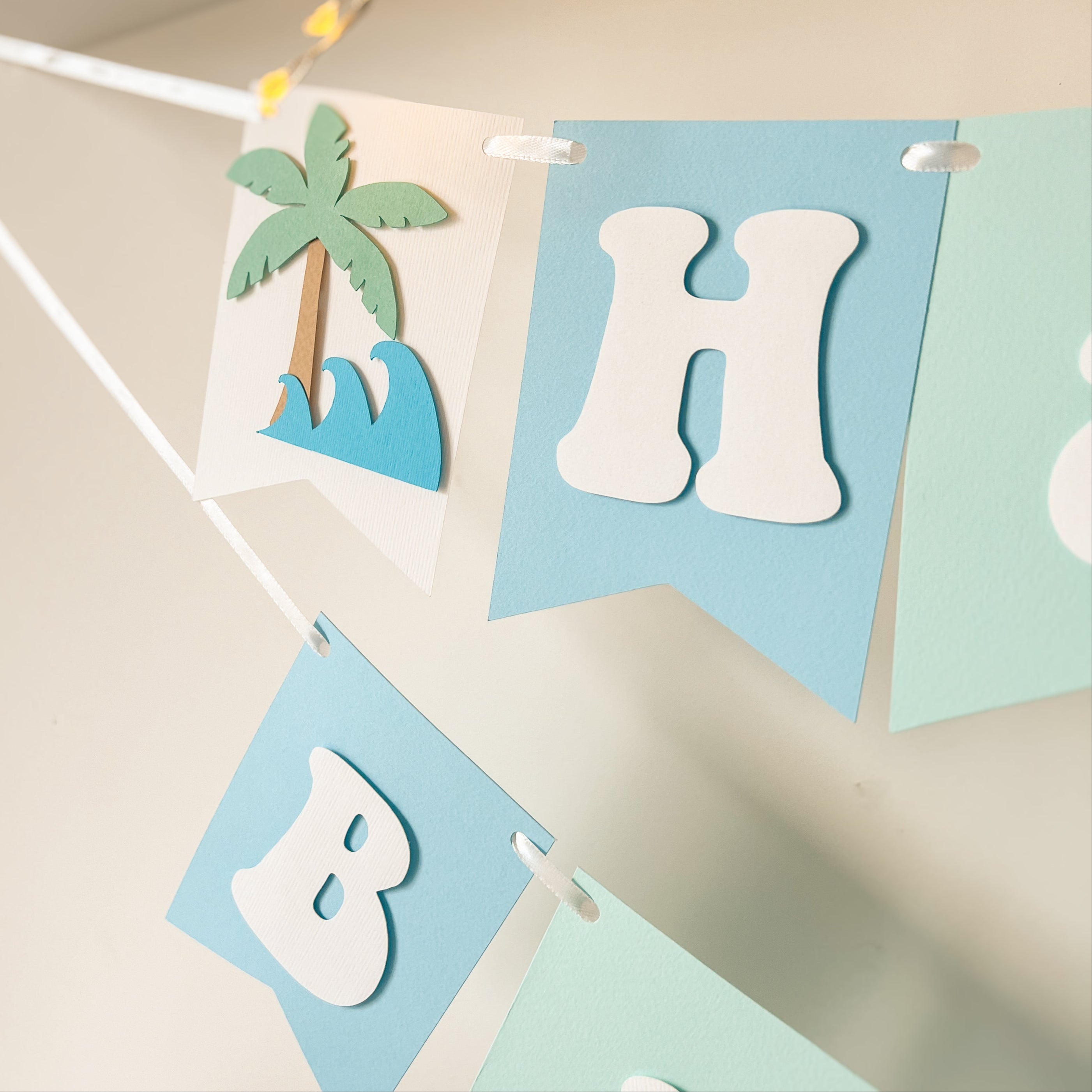 The Big One Surf Birthday Banner Ocean Birthday Decor