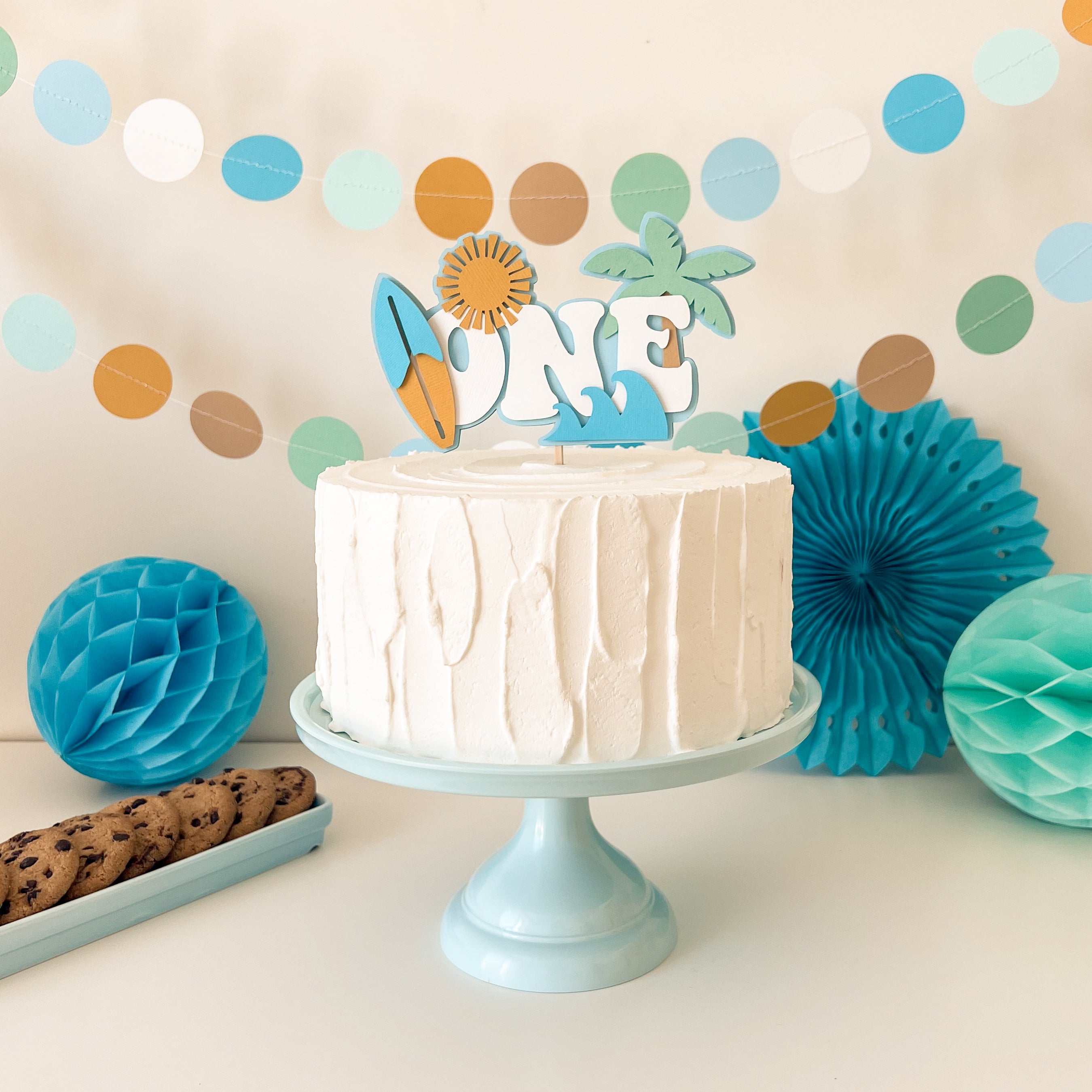Surfboard Cake Topper