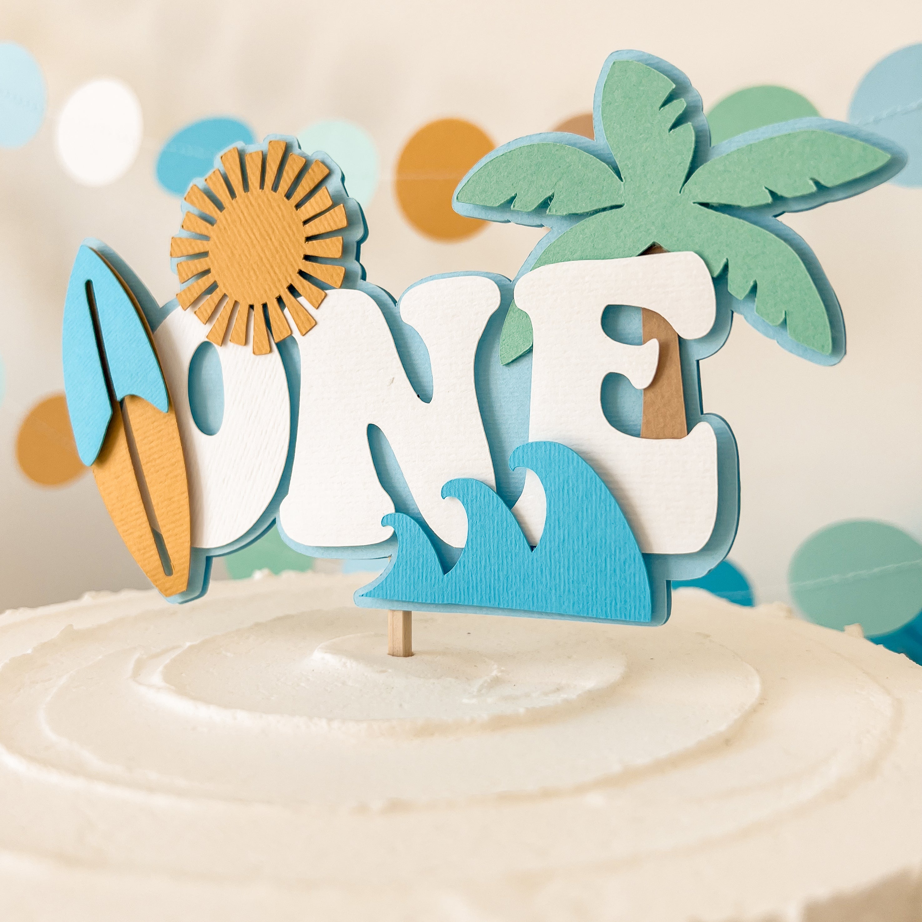 24 Stück Surfen Cupcake Topper – Glitzernde Deko-Picks Für Surf-Party, Geburtstag & Babyshower