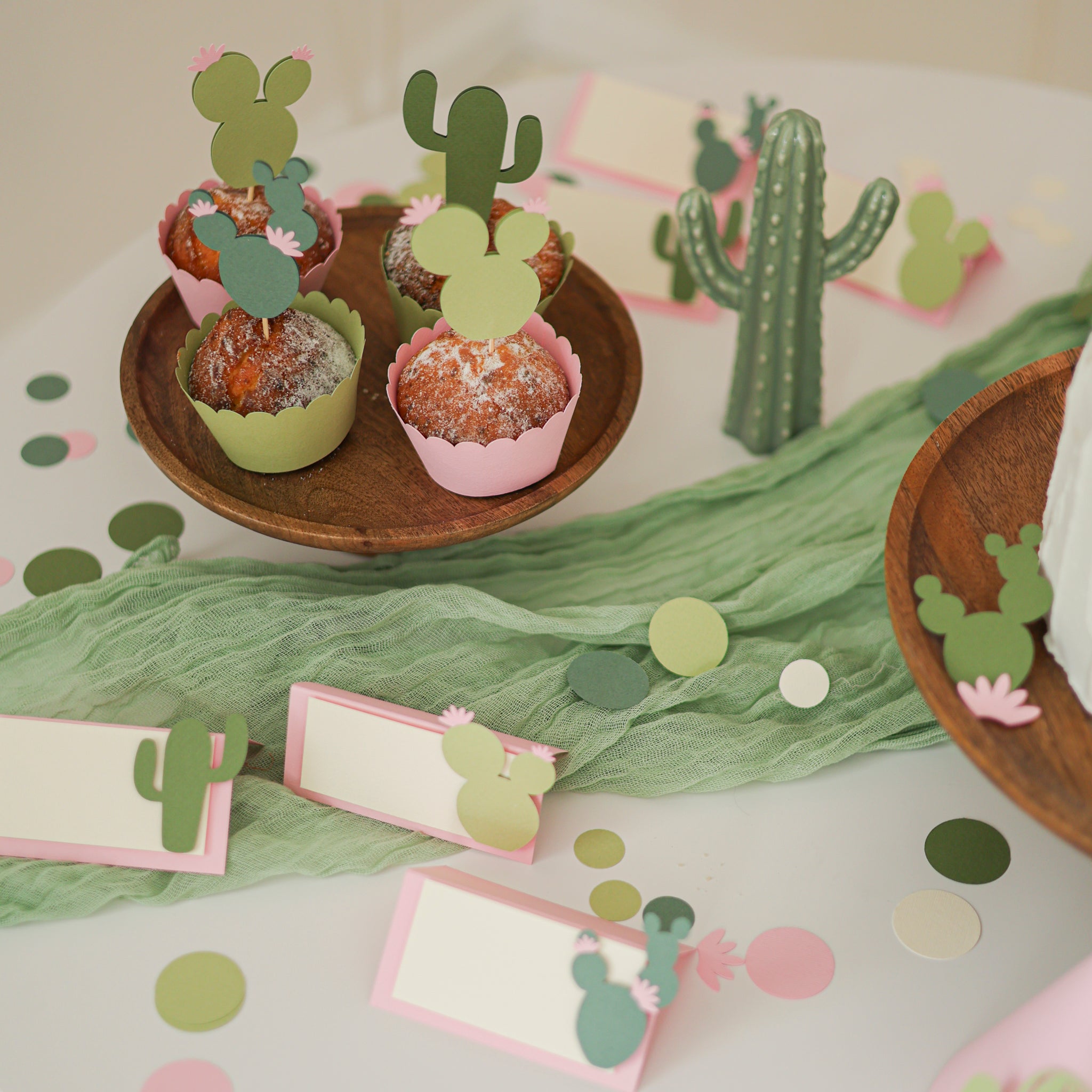 Cactus Confetti, Fiesta Baby Shower Decorations, One Prickly Pair, Desert Themed Party, Succulent Party