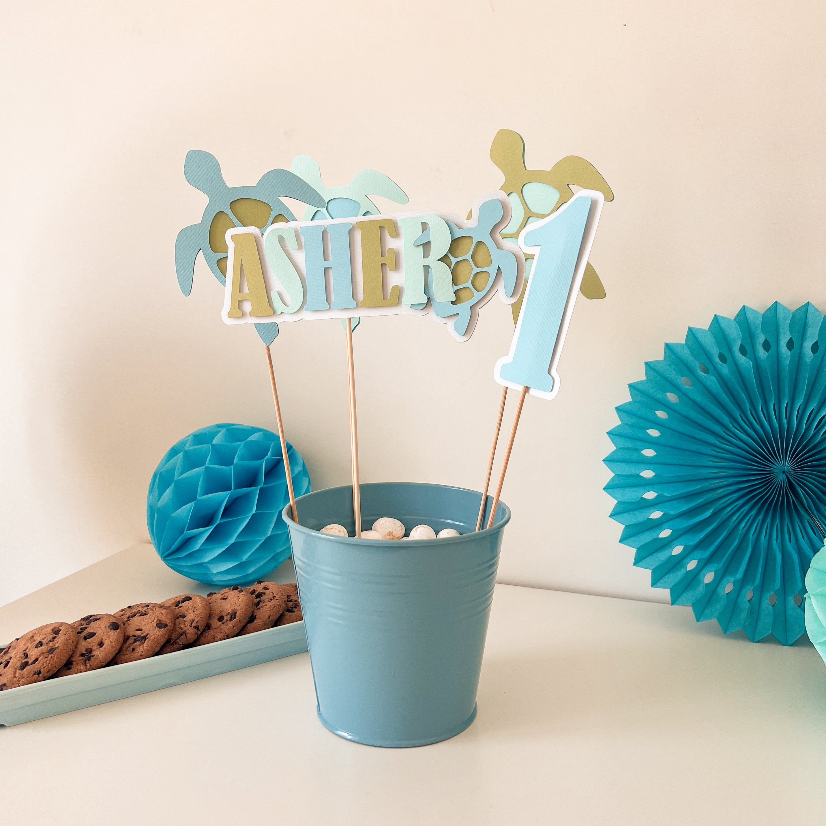 Turtle Centerpieces Under the Sea Party Sea Turtle Straws Beach Party Decor 