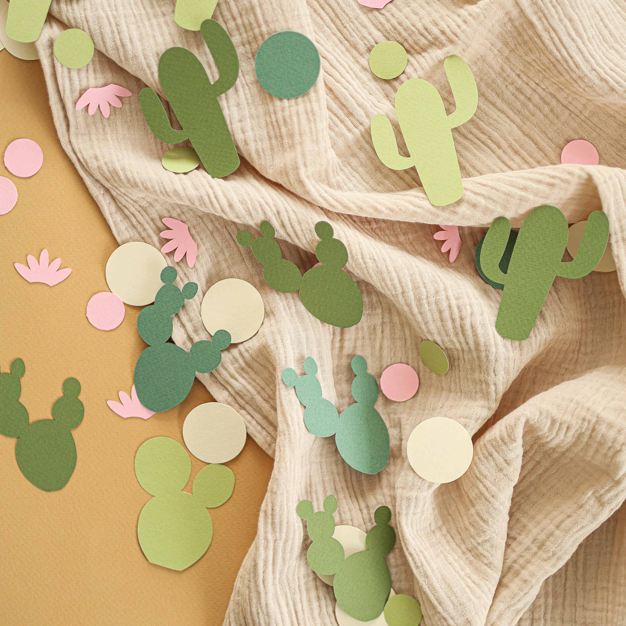 Cactus Confetti, Fiesta Baby Shower Decorations, One Prickly Pair, Desert Themed Party, Succulent Party