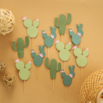 Cactus Cupcake Toppers, One Prickly Pair, Desert Baby Shower