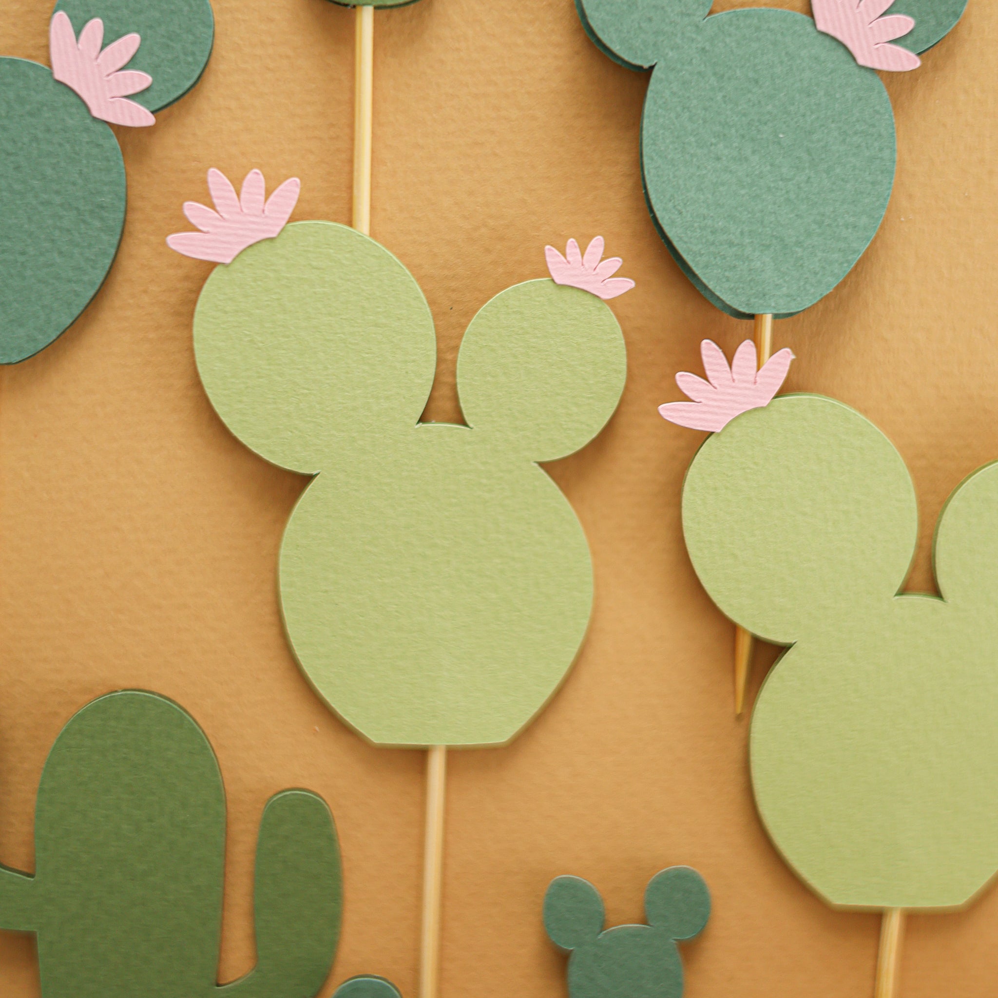 Cactus Cupcake Toppers, One Prickly Pair, Desert Baby Shower