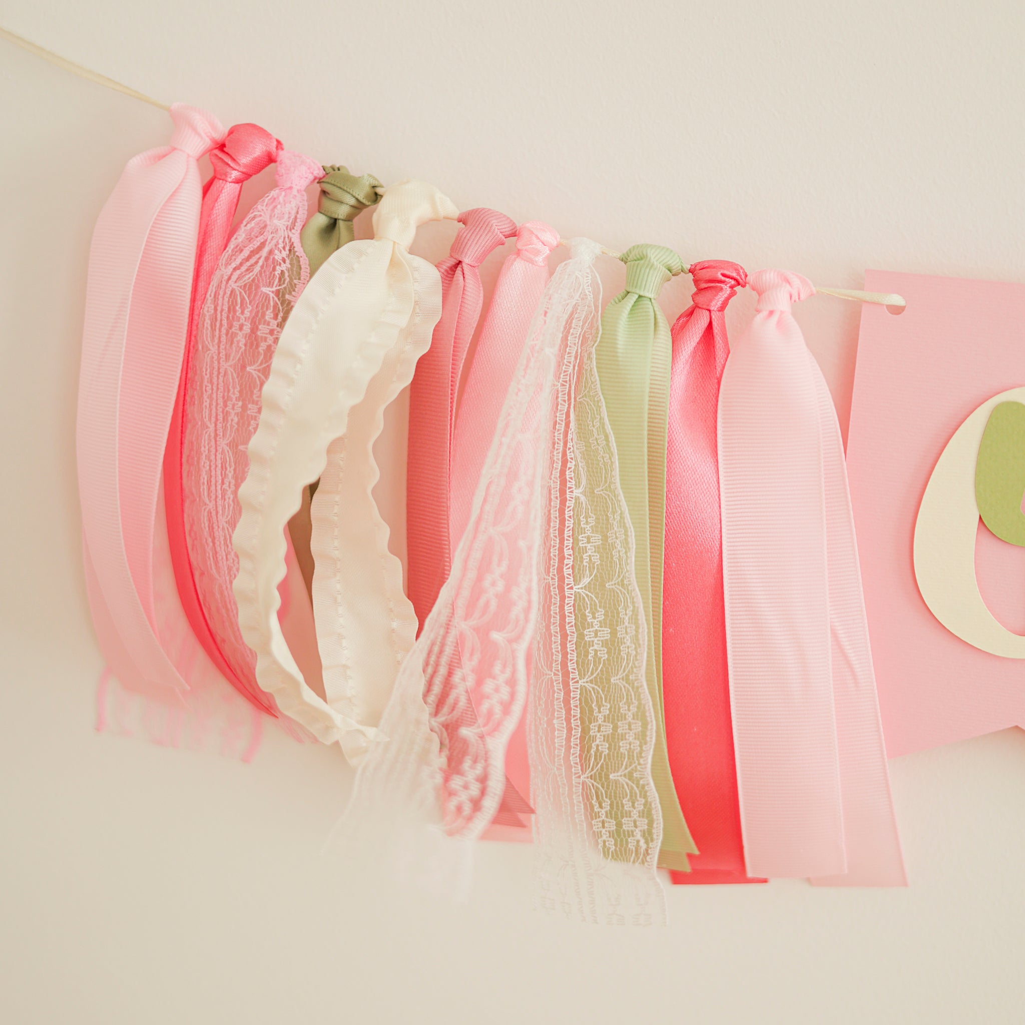 One Prickly Pair Highchair Banner, Twin Girls 1st Birthday Party, Pink Cactus Decorations