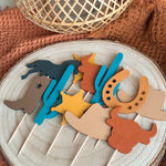 Cowboy Rodeo Cupcake Toppers My First Rodeo Party Supplies Wild West Party Theme Cowboy Birthday Party theme 