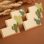 Cactus Name Place Cards - Desert Southwestern Wedding, Baby Shower Decor