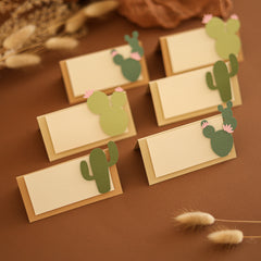 Cactus Name Place Cards - Desert Southwestern Wedding, Baby Shower Decor