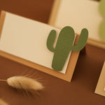 Cactus Name Place Cards - Desert Southwestern Wedding, Baby Shower Decor