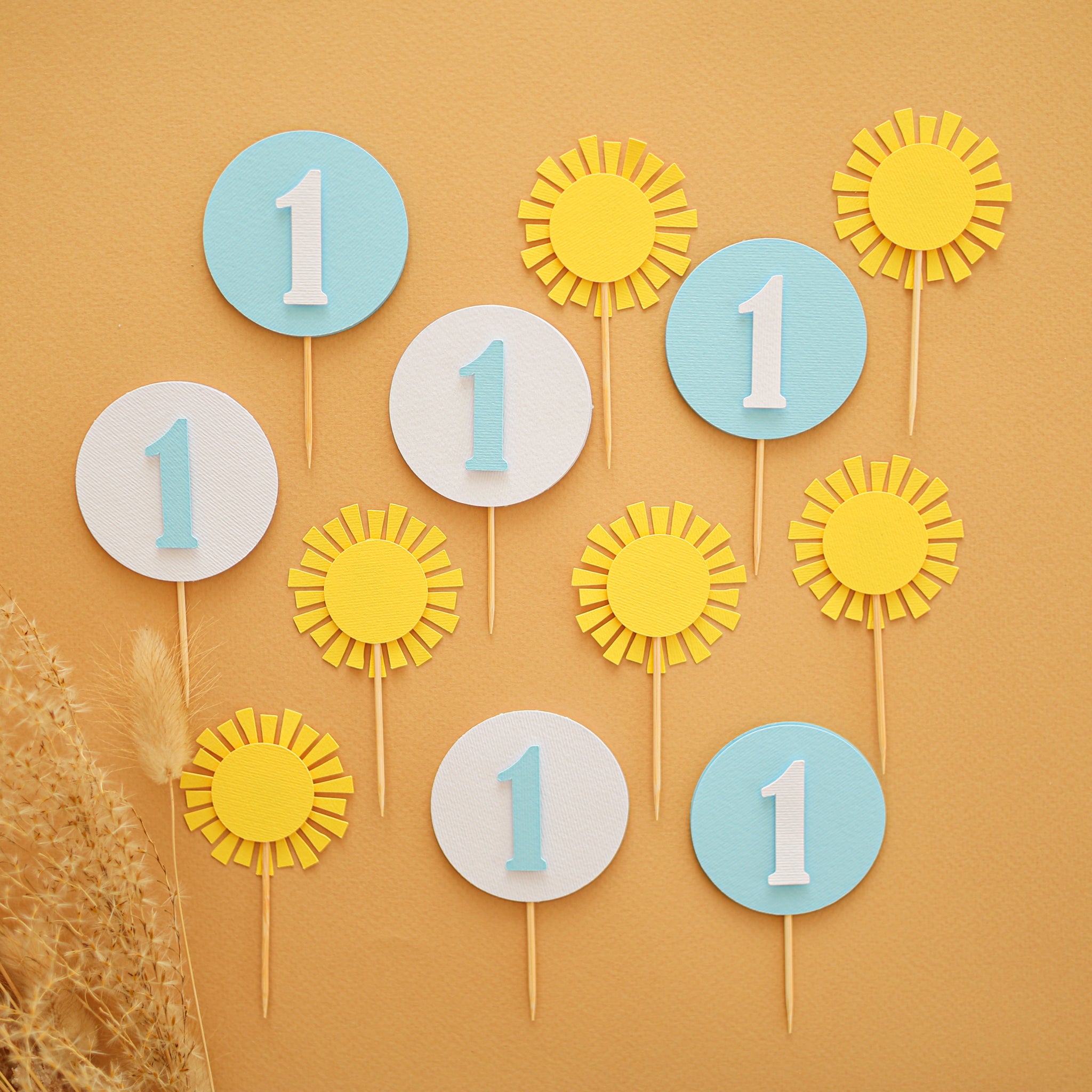 Sun Cupcake Toppers, You Are My Sunshine, Heres Comes the Son