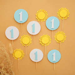 Sun Cupcake Toppers, You Are My Sunshine, Heres Comes the Son