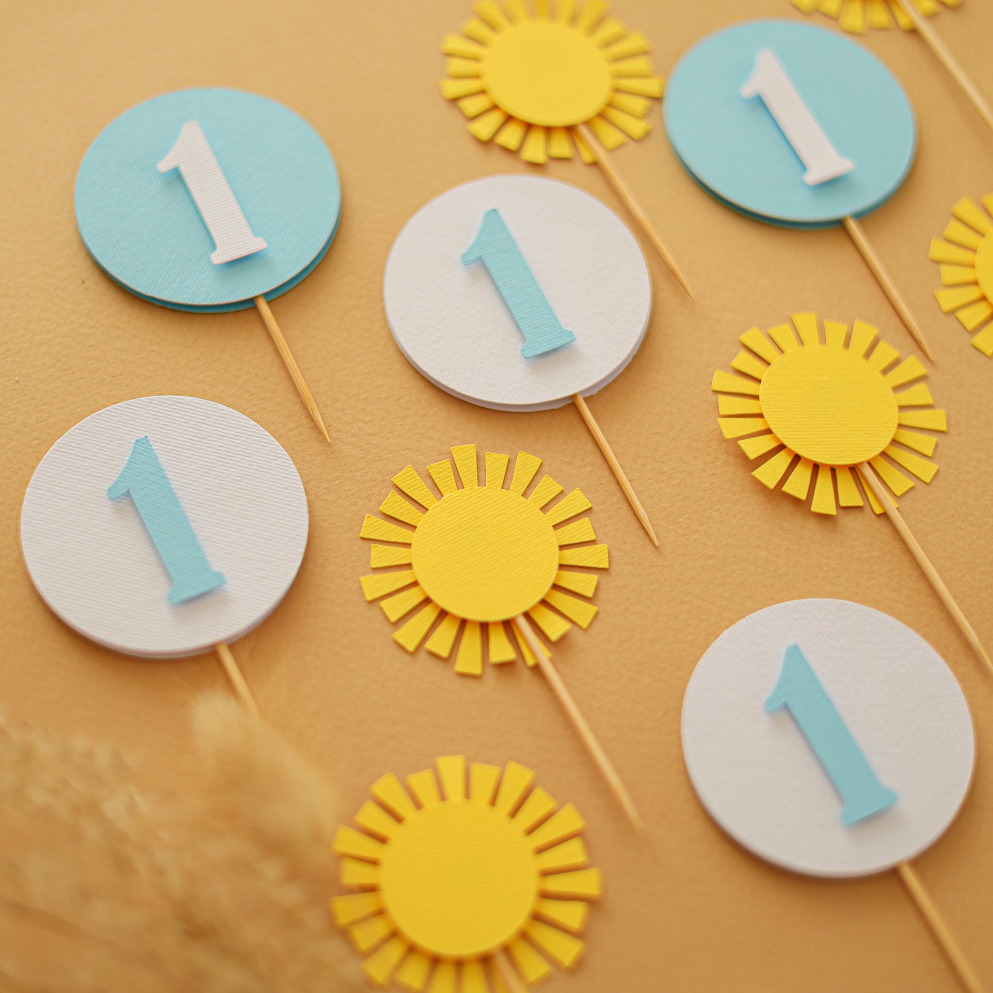 Sun Cupcake Toppers, You Are My Sunshine, Heres Comes the Son