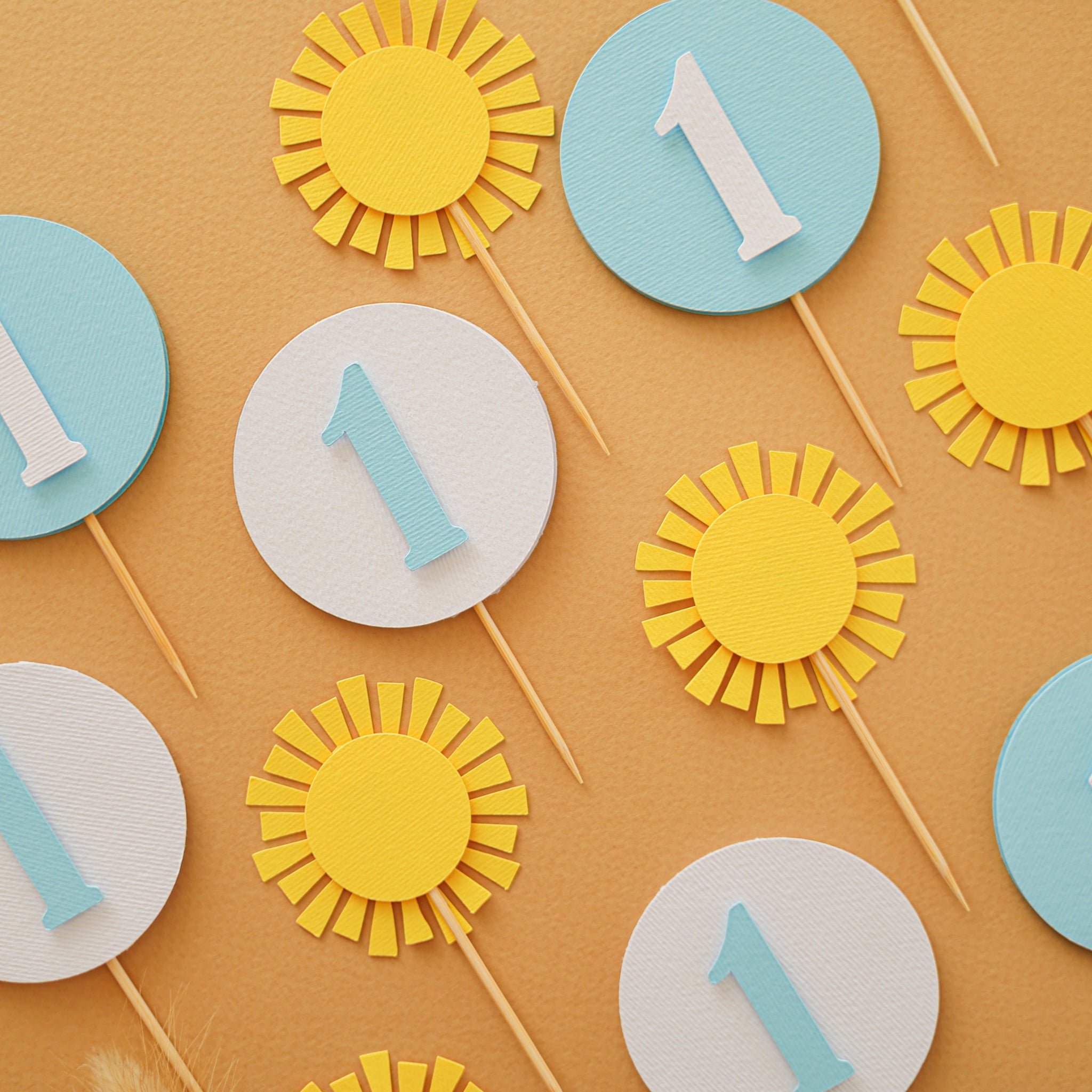 Sun Cupcake Toppers, You Are My Sunshine, Heres Comes the Son