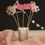 Rodeo Centerpieces My First Rodeo Birthday Disco Cowgirl and Man I Feel Like Im One themed party