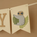 Sloth Banner, Boy 1st Birthday Decor, One Banner, Lets Hang Out