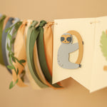 Sloth Highchair Banner, Boy 1st Birthday Decor, One Banner