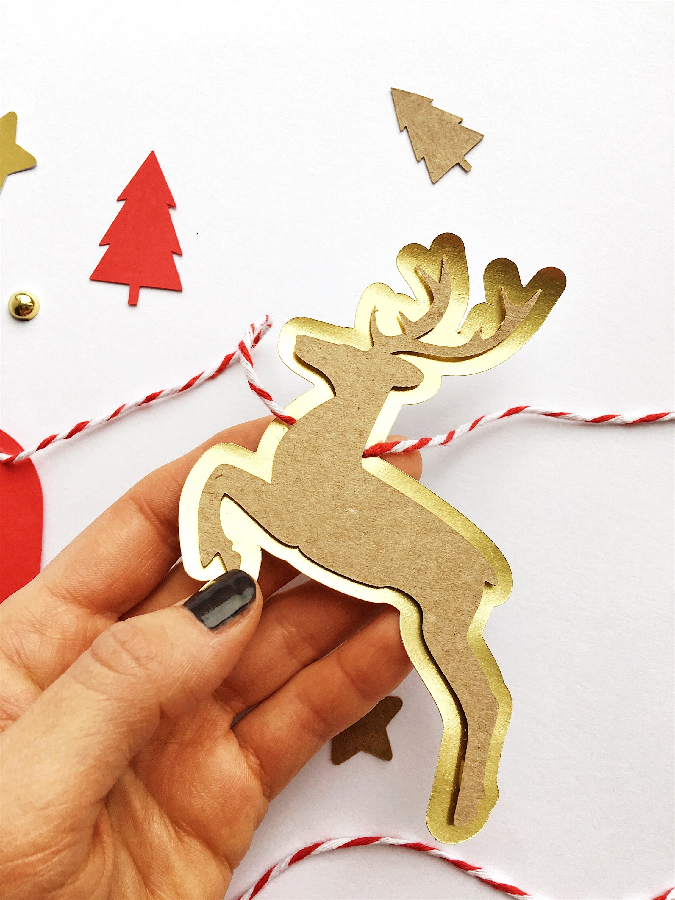 HO-HO-HO Banner - Classic Christmas Holiday Decor & Garland