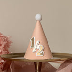1/2 Birthday Party Hat Half Way to One Party 