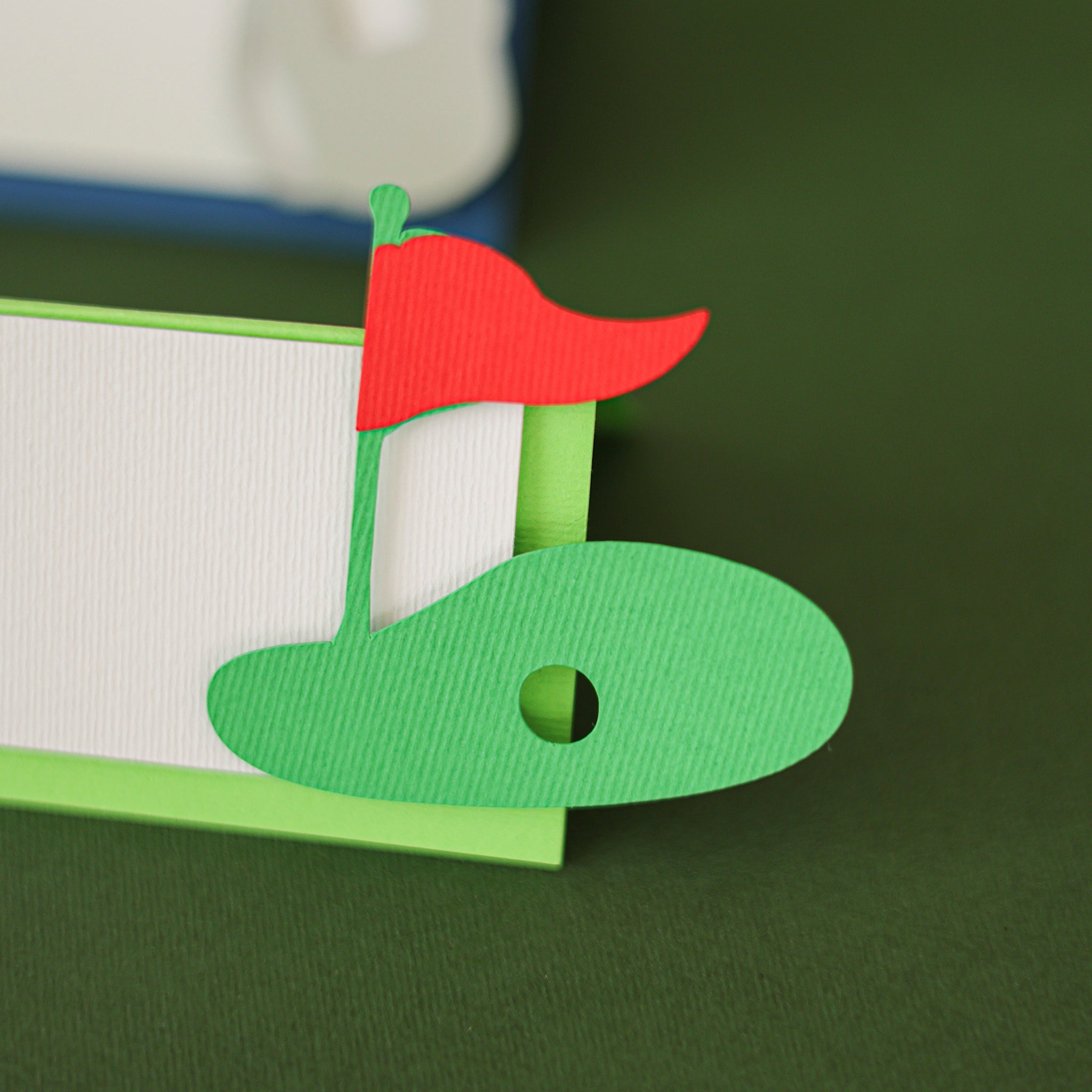 Golf Place Cards - Hole in One Birthday Party Food Labels