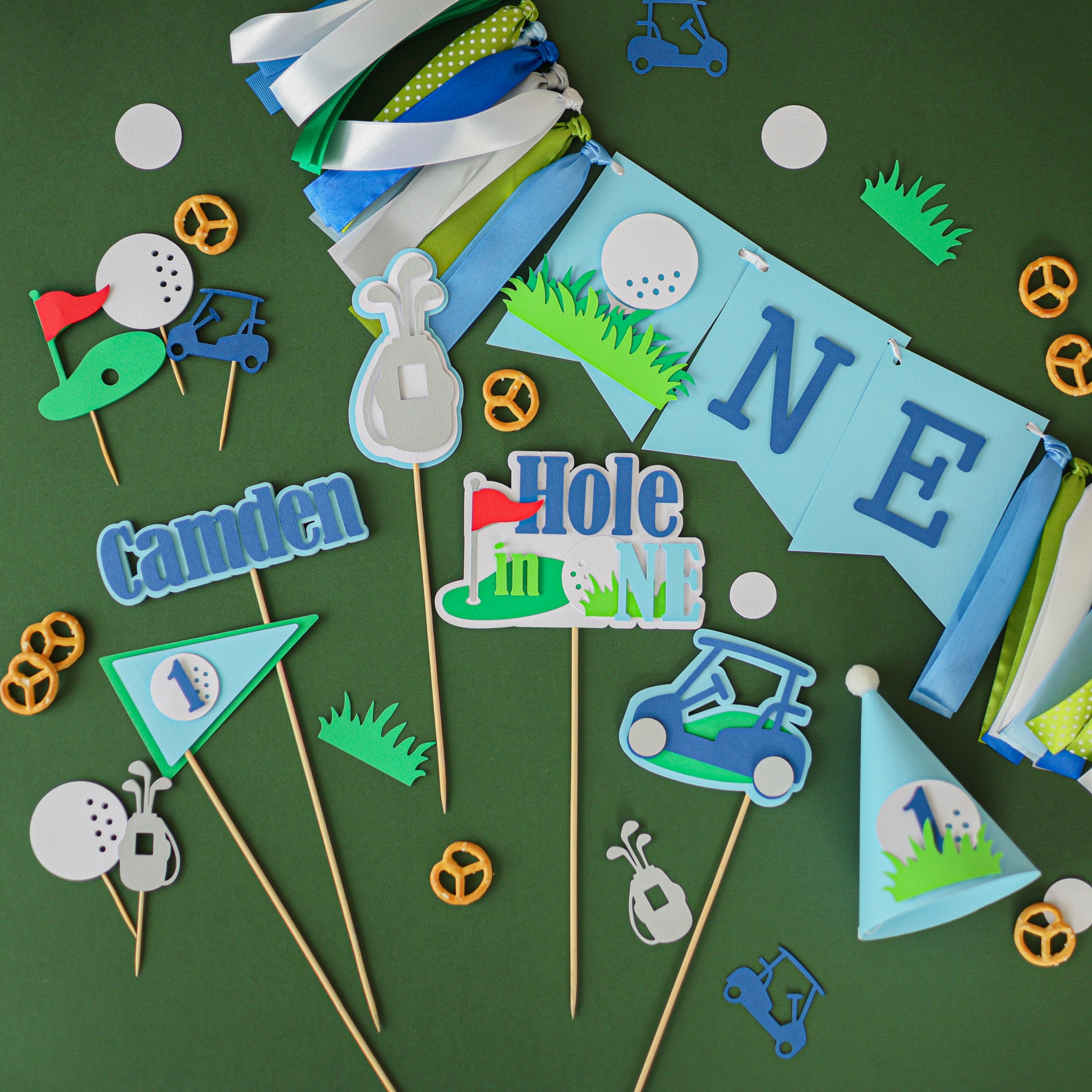 Golf Confetti - Hole in One Birthday & Par-Tee Table Scatter