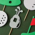 Golf Cupcake Toppers – Hole in One Birthday, Retirement, & Masters "Par-Tee" Decorations