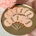 Blush One Cupcake toppers Blush Cupcake Toppers Blush Gold 1stBirthday