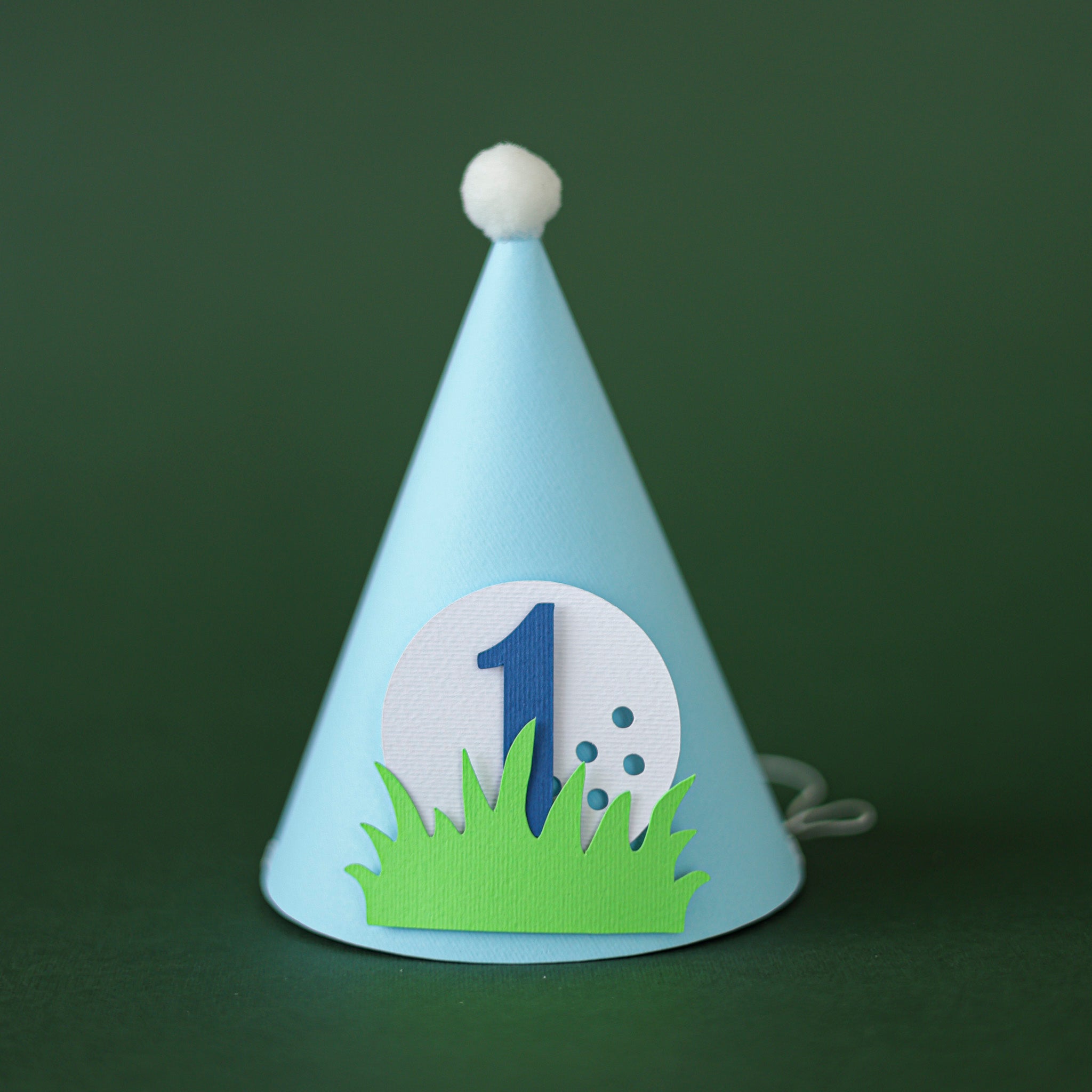 Golf Hole in One 1st Birthday Hat | Boy Party Decoration & Smash Cake