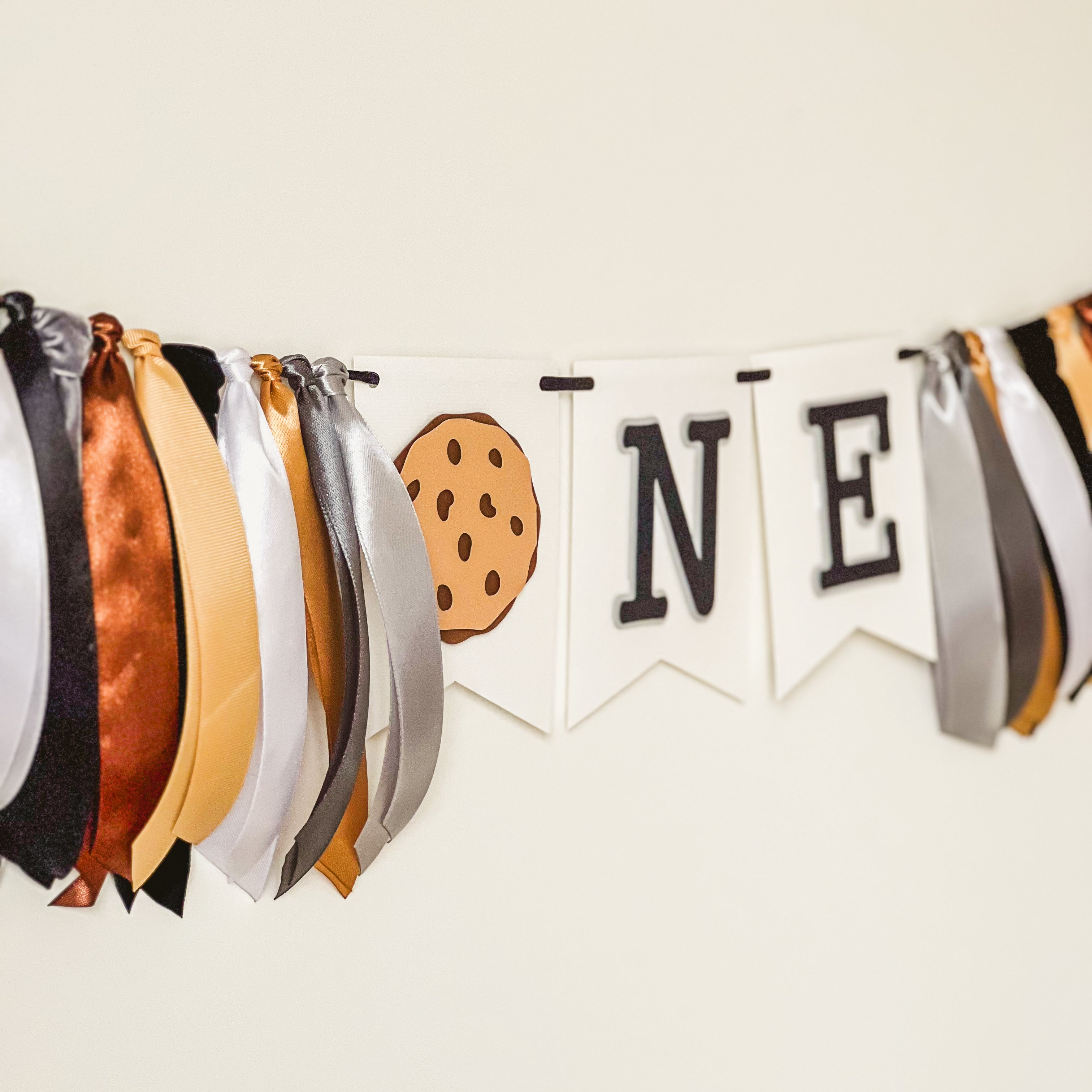 Milk Cookies Highchair Banner Milk Cookies Themed 1st Birthday Party Decorations Milk & Cookies theme Boy First Birthday One Cookies