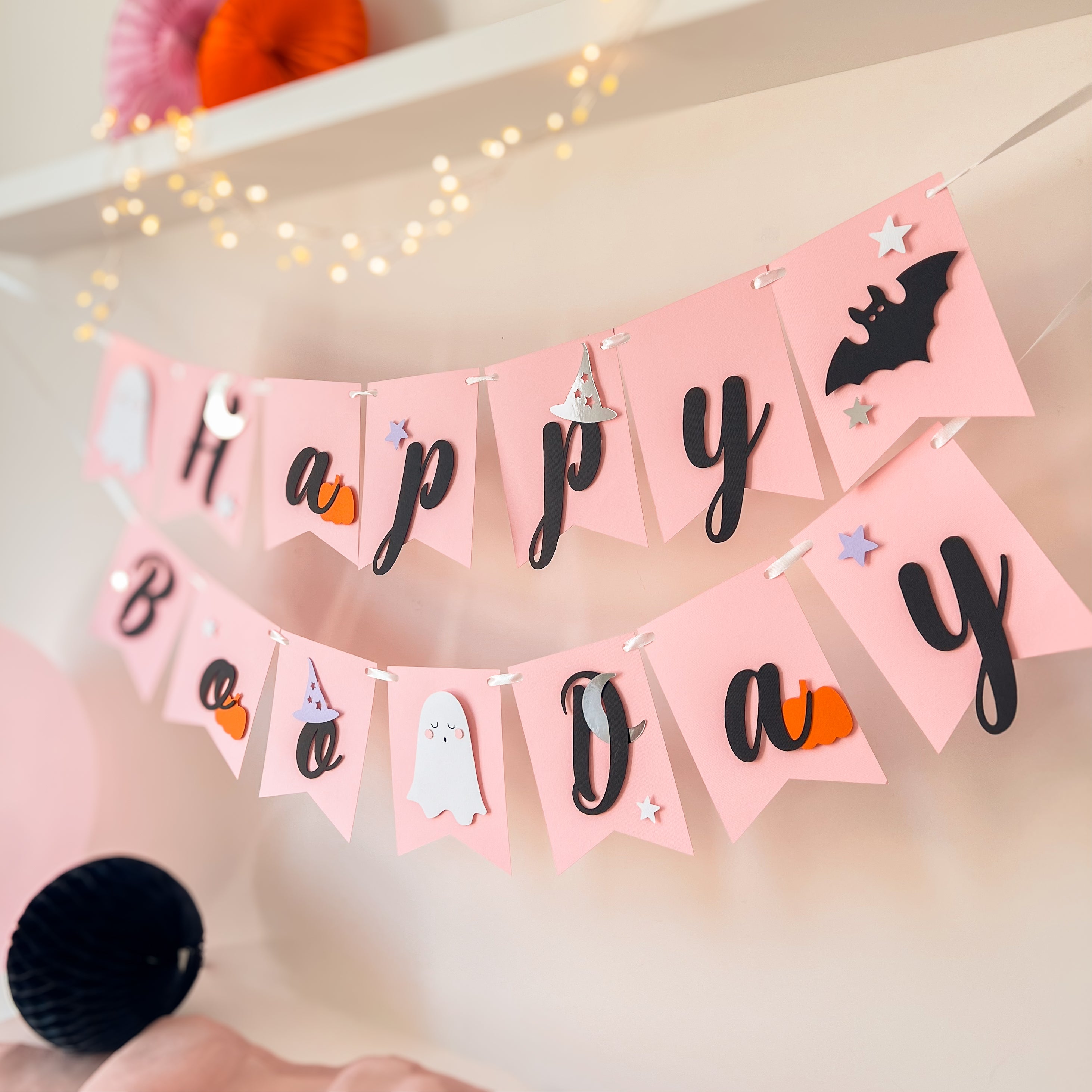 Little Boo First Birthday Banner Halloween Theme Party