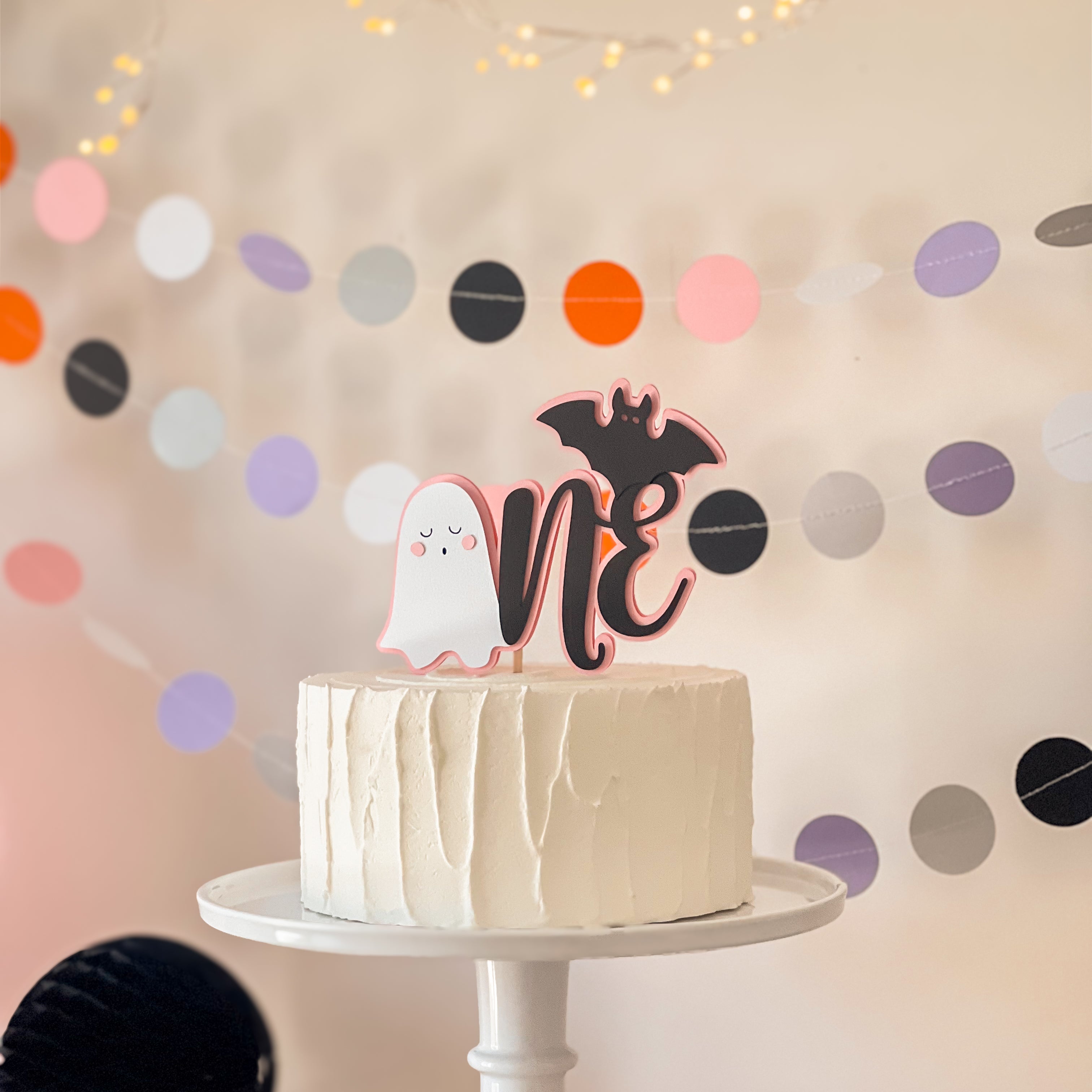 Little Boo One Cake Topper Spooky One Halloween Birthday Ghost Theme