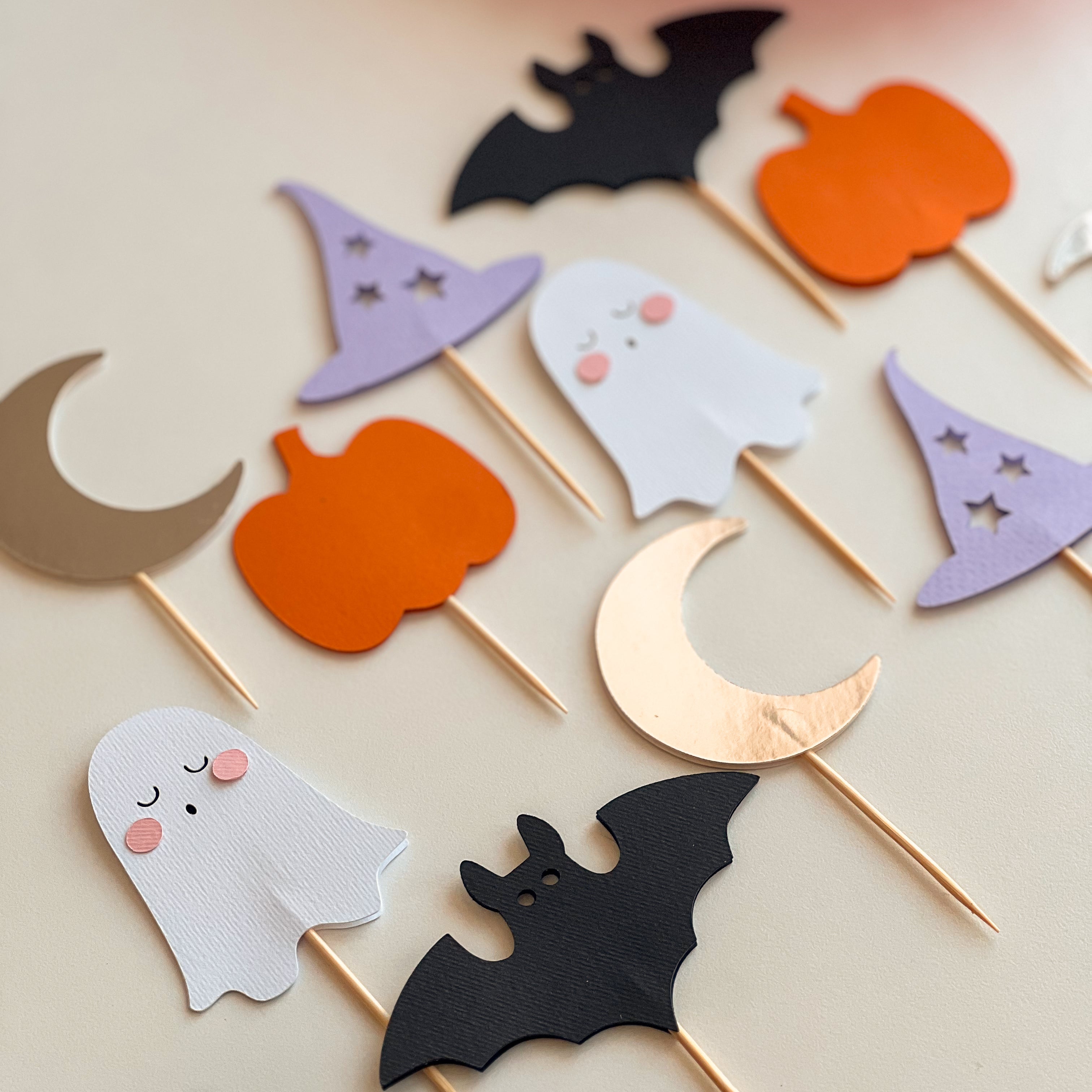 Little Boo Cupcake Toppers Spooky One Halloween Decor Boo I'm Two 