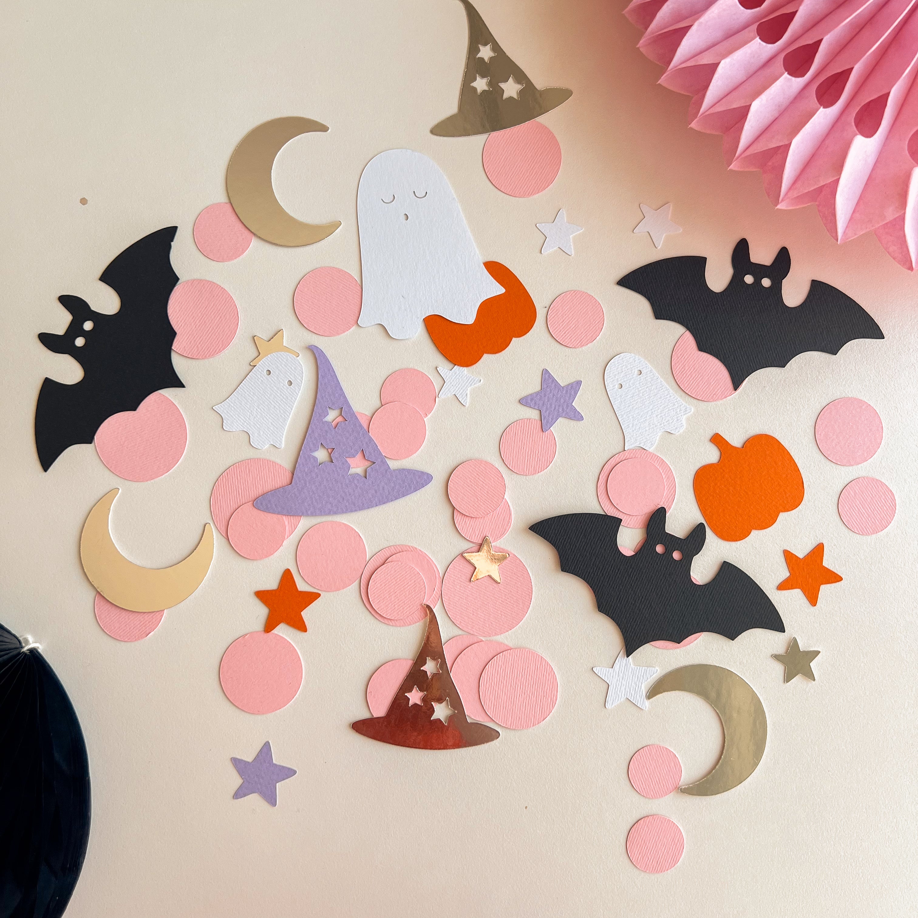 Little Boo Birthday Confetti Spooky One Birthday Ghost Theme Halloween Party 